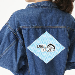 Lake House #2 Twill Iron On Patch - Custom Shape - 3XL
