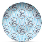 Lake House #2 Microwave Safe Plastic Plate - Composite Polymer (Personalized)
