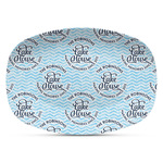 Lake House #2 Plastic Platter - Microwave & Oven Safe Composite Polymer (Personalized)