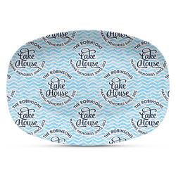Lake House #2 Plastic Platter - Microwave & Oven Safe Composite Polymer (Personalized)