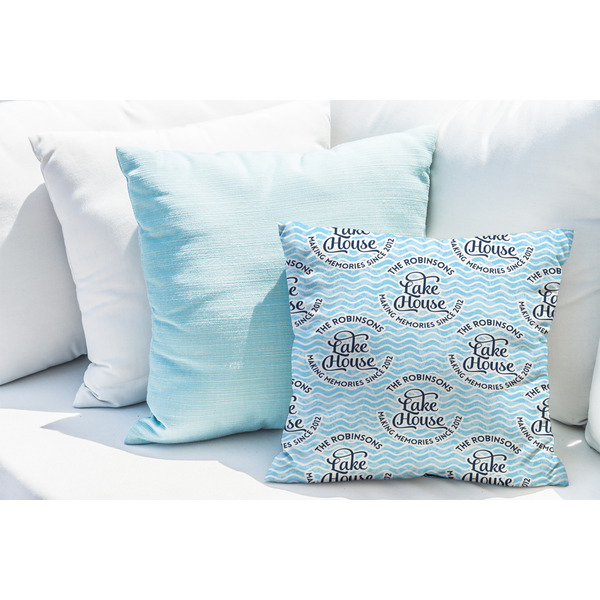 Lake House #2 Decorative Pillow Case - LIFESTYLE 2