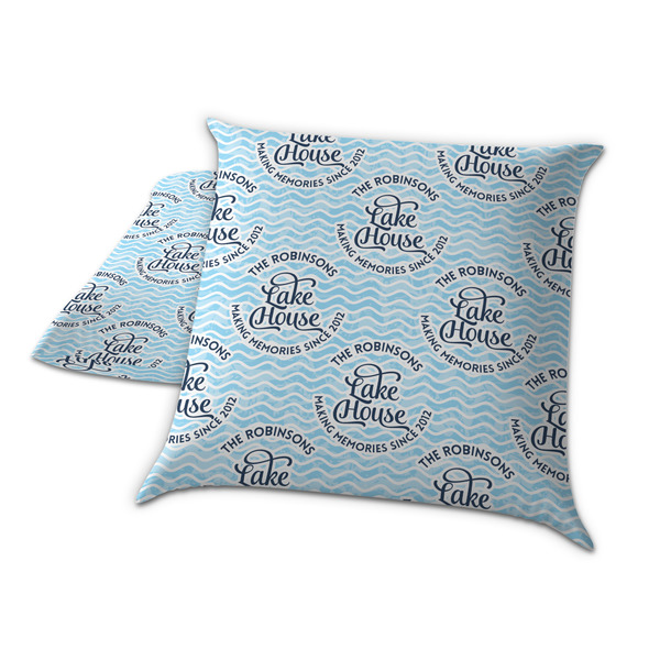 Lake House #2 Decorative Pillow Case - TWO