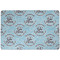 Lake House #2 Dog Food Mat w/ Name All Over