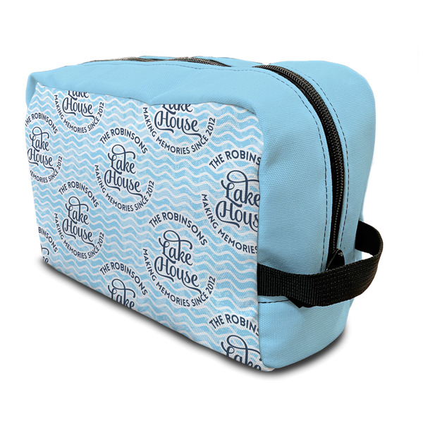 Custom Lake House #2 Toiletry Bag / Dopp Kit (Personalized)
