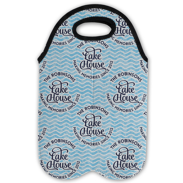 Lake House #2 Double Wine Tote - Flat (new)
