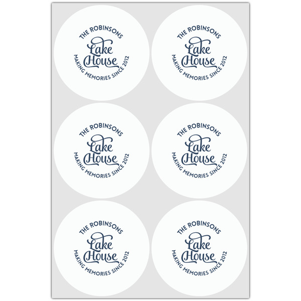 Lake House #2 Drink Topper - Large - Set of 6