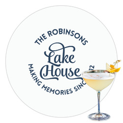 Lake House #2 Printed Drink Topper - 3.5" (Personalized)