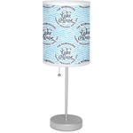 Lake House #2 7" Drum Lamp with Shade Linen (Personalized)