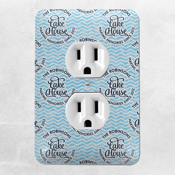 Lake House #2 Electric Outlet Plate - LIFESTYLE