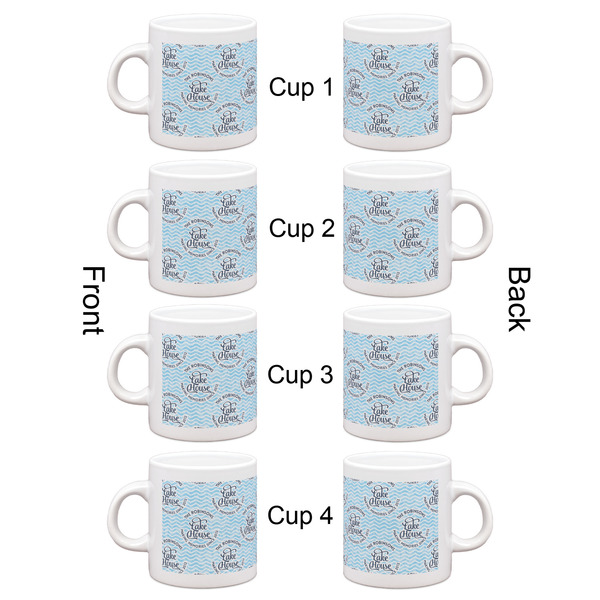 Lake House #2 Espresso Cup Set of 4 - Apvl
