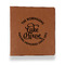 Lake House #2 Leather Binder - 1" - Rawhide - Front View