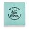 Lake House #2 Leather Binder - 1" - Teal (Personalized)