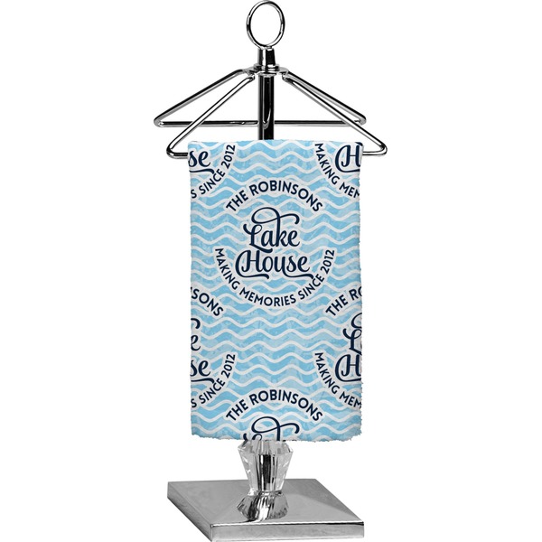 Custom Lake House #2 Finger Tip Towel - Full Print (Personalized)