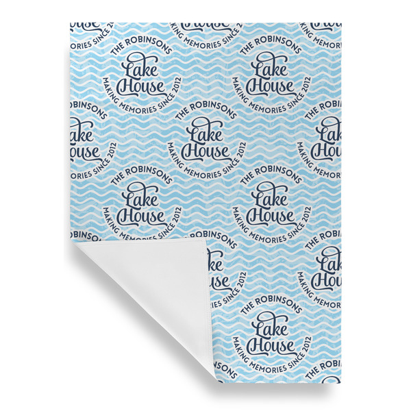 Lake House #2 Garden Flags - Large - Single Sided - FRONT FOLDED