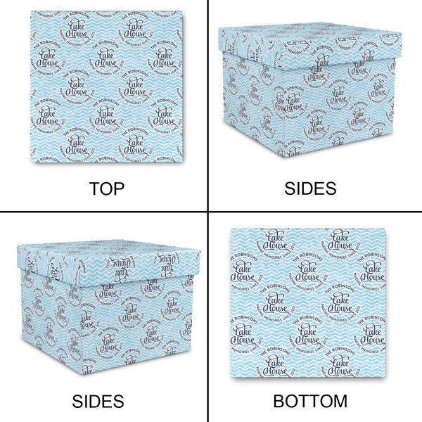 Lake House #2 Gift Boxes with Lid - Canvas Wrapped - XX-Large - Approval