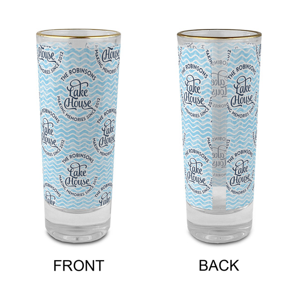 Lake House #2 Glass Shot Glass - 2 oz - Single - APPROVAL