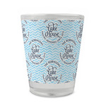 Lake House #2 Glass Shot Glass - 1.5 oz - Set of 4 (Personalized)