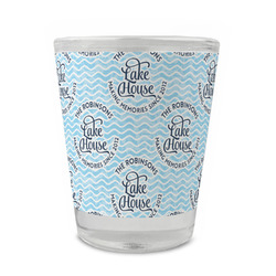 Lake House #2 Glass Shot Glass - 1.5 oz - Set of 4 (Personalized)