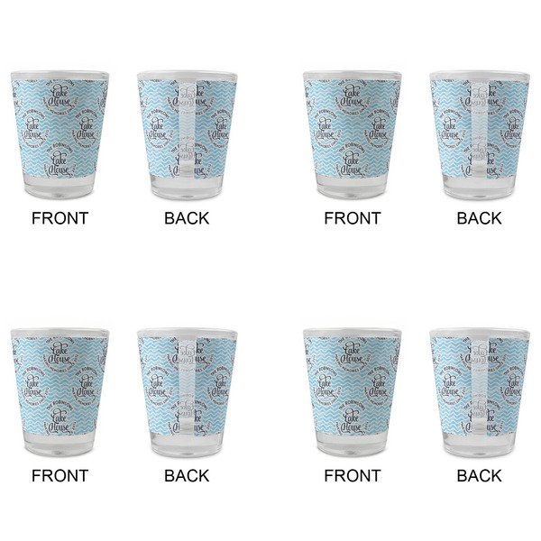 Lake House #2 Glass Shot Glass - Standard - Set of 4 - APPROVAL