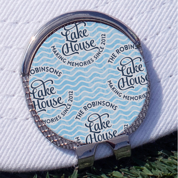 Custom Lake House #2 Golf Ball Marker - Hat Clip