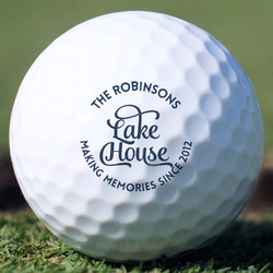 Lake House #2 Golf Balls - Non-Branded - Set of 3 (Personalized)
