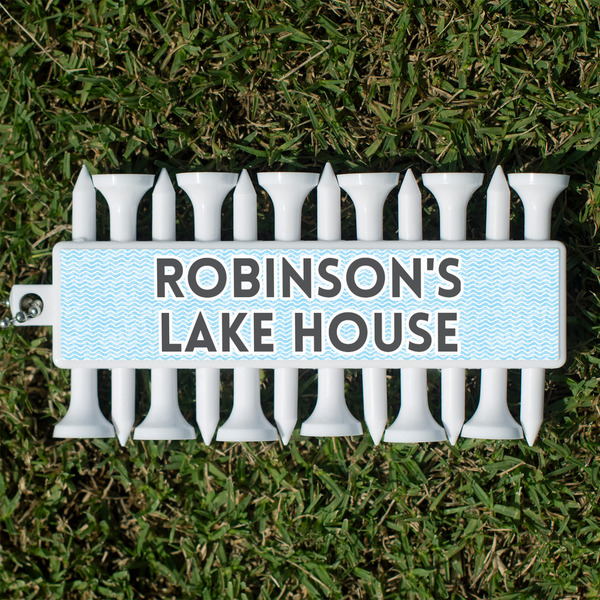 Custom Lake House #2 Golf Tees & Ball Markers Set (Personalized)