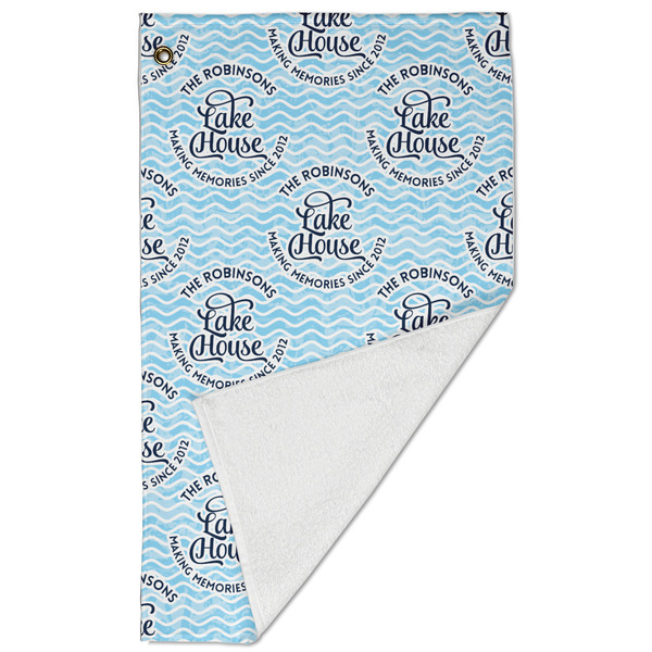 Lake House #2 Golf Towel - Folded (Large)