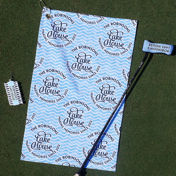 Custom Lake House #2 Golf Towel Gift Set (Personalized)
