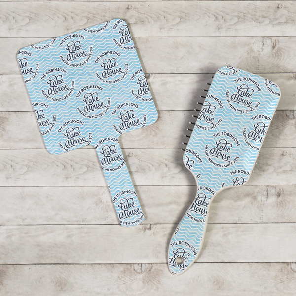 Lake House #2 Hand Mirrors - In Context