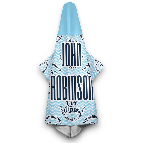 Lake House #2 Hooded Towel - Hanging