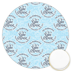 Lake House #2 Printed Cookie Topper - 3.25" (Personalized)