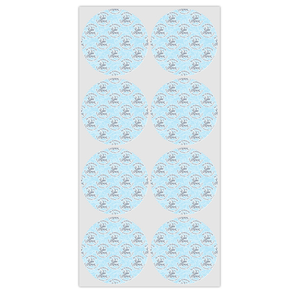 Lake House #2 Icing Circle - Medium - Set of 8