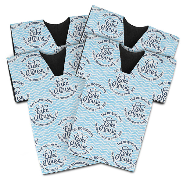 Lake House #2 Jersey Bottle Cooler - Set of 4 - MAIN (flat)