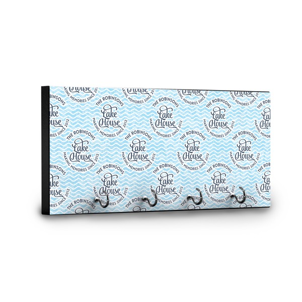 Lake House #2 Key Hanger - Front View with Hooks