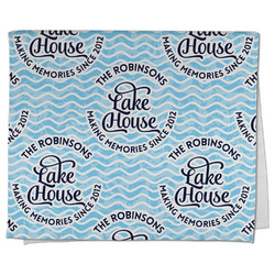 Lake House #2 Kitchen Towel - Poly Cotton w/ Name All Over