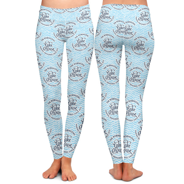 Lake House #2 Ladies Leggings - Front and Back