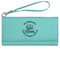 Lake House #2 Ladies Wallet - Leather - Teal - Front View