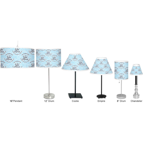 Lake House #2 Lamp Full View Size Comparison