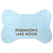 Lake House #2 Bone Shaped Dog Food Mat (Large) (Personalized)