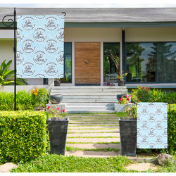 Lake House #2 Large Garden Flag - Single Sided (Personalized)