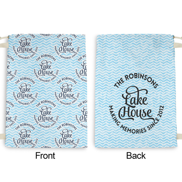Lake House #2 Large Laundry Bag - Front & Back View