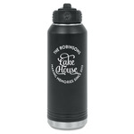 Lake House #2 Water Bottles - Laser Engraved - Front & Back (Personalized)