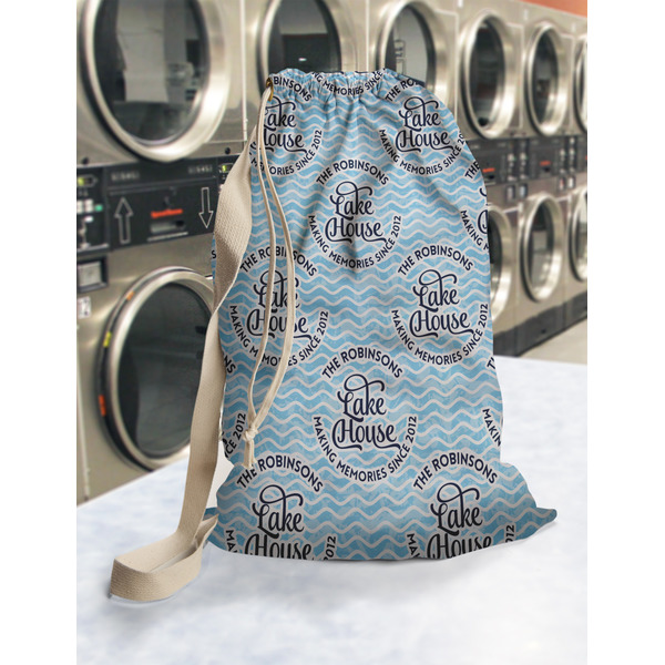 Lake House #2 Laundry Bag in Laundromat