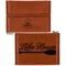 Lake House #2 Leather Business Card Holder - Front Back