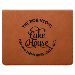 Lake House #2 Leatherette 4-Piece Wine Tool Set (Personalized)