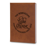 Lake House #2 Leatherette Journal - Large - Double Sided (Personalized)