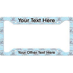 Lake House #2 License Plate Frame - Style A (Personalized)