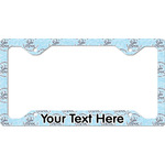 Lake House #2 License Plate Frame - Style C (Personalized)