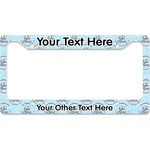 Lake House #2 License Plate Frame - Style B (Personalized)