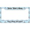Lake House w/Name & Date License Plate Frame Wide